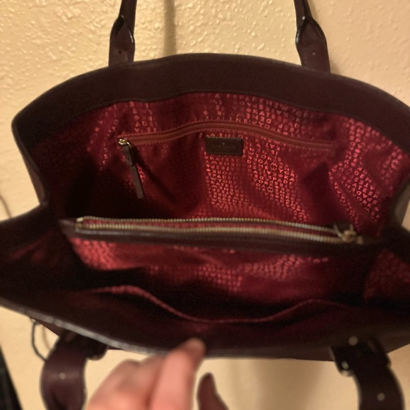 Kate Spade Cove Street Airel Deep Purple Tote Bag - Picture 4 of 7
